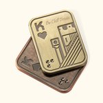 Personalized Poker Card Fidget Slider