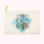 Personalisierte Geburt Blume Makeup Tasche Geschenk für Sie