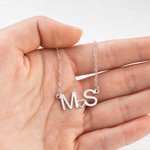 Personalized Dainty Initials Necklace Gifts for Her