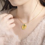 Personalisierte Engelsflügel mit Geburtsstein Halskette für Frauen Mädchen Gedenkschmuck Geschenke