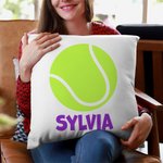 Personalizzato Sports Ball Football Baseball Throw Pillow Cushion Cover (Cuscino)