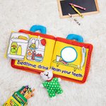Personalised Montessori Early Education Non-Toxic Soft Cloth Book for Children