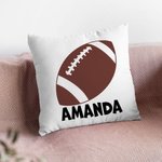 Personalizzato Sports Ball Football Baseball Throw Pillow Cushion Cover (Cuscino)