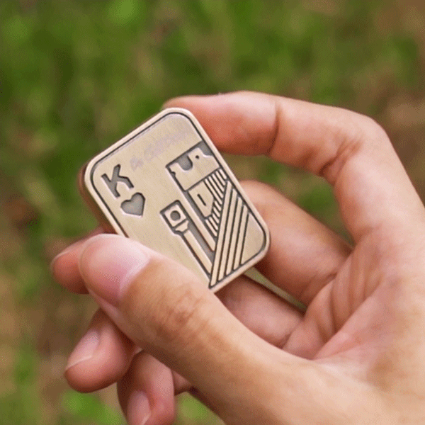 Personalized Poker Card Fidget Slider