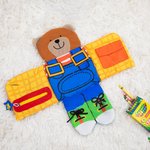 Personalised Montessori Early Education Non-Toxic Soft Cloth Book for Children