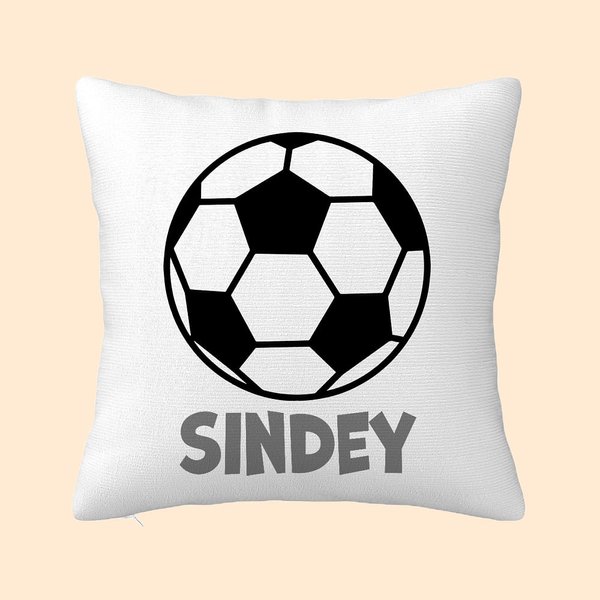 Personalizzato Sports Ball Football Baseball Throw Pillow Cushion Cover (Cuscino)