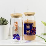 Verre à boire personnalisé avec mégaphone et pompons Cadeau pour pom-pom girl.