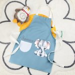 Personalisierte Tier Fantasy Einhorn Engineering Fahrzeuge Kind Küche Backen Schürze Kind Geschenk