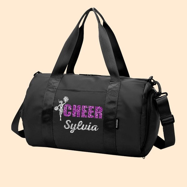 Bolsa de viaje de gran capacidad con correa ajustable para el hombro Regalo de cumpleaños para el equipo de animadoras