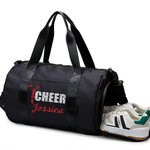 Bolsa de viaje de gran capacidad con correa ajustable para el hombro Regalo de cumpleaños para el equipo de animadoras