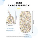 Personalized Peter Rabbit Baby Swaddle Blanket with Hat Baby Shower Newborn Gifts for Baby