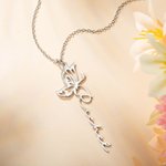Personalized Butterfly Name Necklace Jewelry Gift for Women