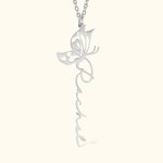 Personalized Butterfly Name Necklace Jewelry Gift for Women