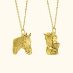 Personalized Horse Portrait Photo Necklace Jewellery Gift For Horse Lovers