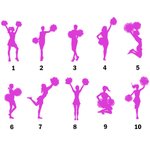 Bolsa de viaje de gran capacidad con correa ajustable para el hombro Regalo de cumpleaños para el equipo de animadoras