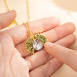 Médaillon Personnalisé avec Photo Collier de Tournesol Cadeau Anniversaire pour Femme