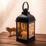 Personalized Memorial LED Light Lantern with Message and Photo Sympathy Bereavement Gift for Family Friend