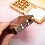Personalizzato legno Mini portatile acquerello tavolozza pittura caso per Paint amante regalo