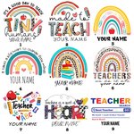 Personalisierte PU-Leder-Schmuck-Box mit Namen für Lehrer Wertschätzung Geschenk