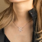 Collana di alci personalizzata con nome Regali di Natale per lei