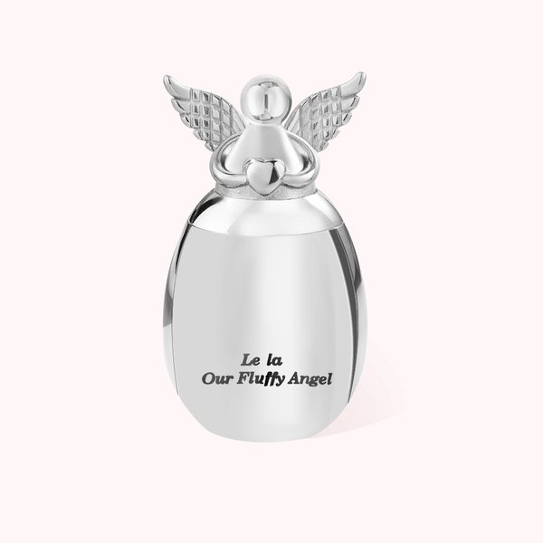 Personalisieren Engel Herz Asche Urne graviert mit Nachricht Erinnerung Geschenk