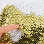 Personalisierte Fantasy Einhorn Reversible Magie Pailletten Flip werfen Kissenbezug mit Namen Kind Geschenk