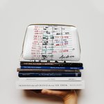 Sac de cosmétique en cuir personnalisé pour amoureux des livres