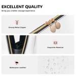 Sac de cosmétique en cuir personnalisé pour amoureux des livres