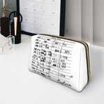 Sac de cosmétique en cuir personnalisé pour amoureux des livres