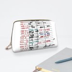 Sac de cosmétique en cuir personnalisé pour amoureux des livres