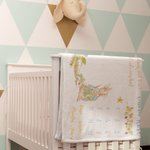 Personalised Peter Rabbit Baby Milestone Growth Tracker Soft Blanket Photo Prop Baby Shower Birthday Gift for Newborn Kid