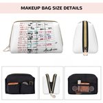 Sac de cosmétique en cuir personnalisé pour amoureux des livres