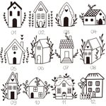 Collier en Coeur Personnalisé avec Prénom Pierre de Naissance Set de 2 Motif Maison Cadeau Anniversaire pour Meilleure Amie