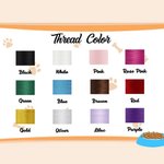 Harnais pour chien en maille respirante, réglable, avec nom brodé et personnalisé pour chiot