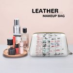 Sac de cosmétique en cuir personnalisé pour amoureux des livres