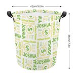 Panier de rangement pliable personnalisé Dinosaure Fantaisie Licorne pour enfant Lessive Jouets Organisateur