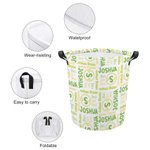 Panier de rangement pliable personnalisé Dinosaure Fantaisie Licorne pour enfant Lessive Jouets Organisateur