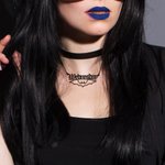 Gepersonaliseerde vleermuis heks pompoen spook gotische naam ketting Halloween Gift voor vrouwen meisjes