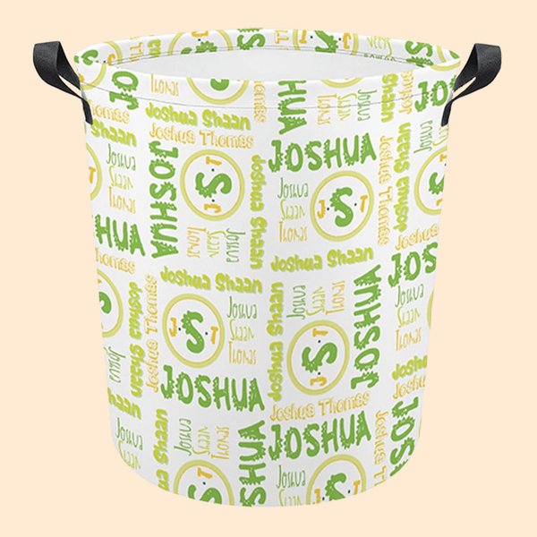 Panier de rangement pliable personnalisé Dinosaure Fantaisie Licorne pour enfant Lessive Jouets Organisateur