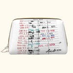 Sac de cosmétique en cuir personnalisé pour amoureux des livres