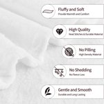 Manta polar personalizada con flores de acuarela para la familia Día de Navidad Regalo del Día de la Madre para la madre Abuela