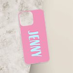 Etui de téléphone personnalisé avec les initiales d'un monogramme