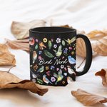 Personalized Bird Nerd Mug with Name Gifts for Bird Lovers