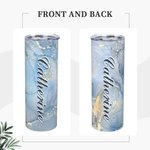 Personalisierter großer Becher mit Monogramm-Initialen