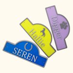 Personalised 3D PLA Horse Door Sign