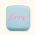 Personalized Large Monogram Initials Jewellery Case Gift For Her