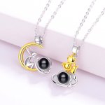 Collar de proyección personalizado Te quiero en 100 idiomas Principito y Zorro