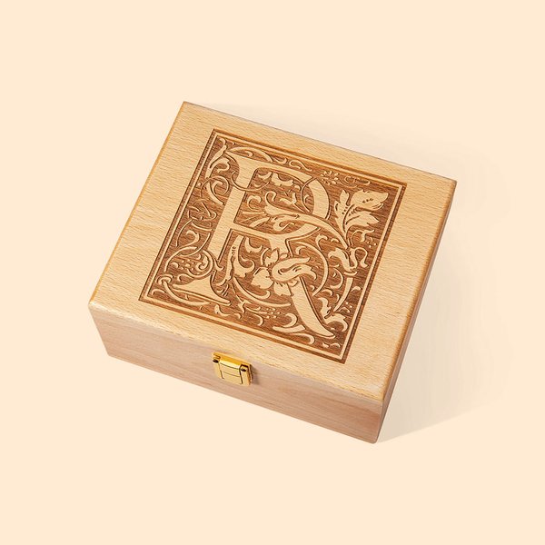 Recetario de Madera de Haya Personalizado Caja de Almacenamiento Reliquia de Regalo para Mamá Abuela