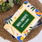 Boîte à biscuits en métal personnalisée Cadeaux pour les enseignants