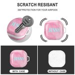 Personalized Large Monogram Initials Air Pods Case for Apple and Samsung